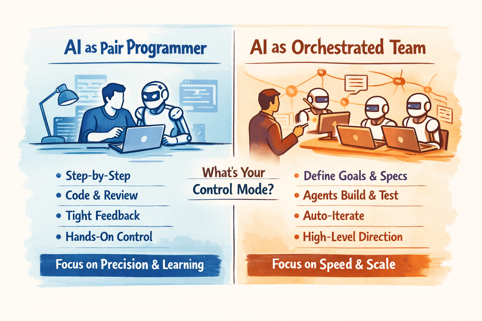 You’re Not Coding With AI. You’re Choosing a Control Model.
